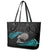 New Zealand Silver Fern Rugby Leather Tote Bag Pacific 2023 Kia Haka Kiwis With Maori Ta Moko LT14 - Polynesian Pride