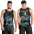 Custom New Zealand Silver Fern Rugby Men Tank Top Pacific 2023 Kia Haka Kiwis With Maori Ta Moko LT14 - Polynesian Pride