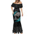 Custom New Zealand Silver Fern Rugby Mermaid Dress Pacific 2023 Kia Haka Kiwis With Maori Ta Moko LT14 - Polynesian Pride