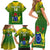 Custom Cook Islands Rugby Family Matching Short Sleeve Bodycon Dress and Hawaiian Shirt Pacific 2023 Go The Kukis LT14 - Polynesian Pride