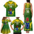 Custom Cook Islands Rugby Family Matching Tank Maxi Dress and Hawaiian Shirt Pacific 2023 Go The Kukis LT14 - Polynesian Pride