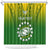 Custom Cook Islands Rugby Shower Curtain Pacific 2023 Go The Kukis LT14 Green - Polynesian Pride