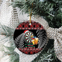 All I Want For Christmas Is Darts New Zealand Ceramic Ornament LT14 - Polynesian Pride