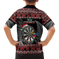 All I Want For Christmas Is Darts New Zealand Kid Hawaiian Shirt LT14 - Polynesian Pride