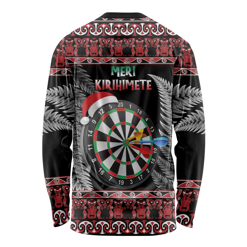 All I Want For Christmas Is Darts New Zealand Long Sleeve Shirt LT14 - Polynesian Pride