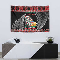 All I Want For Christmas Is Darts New Zealand Tapestry LT14 - Polynesian Pride