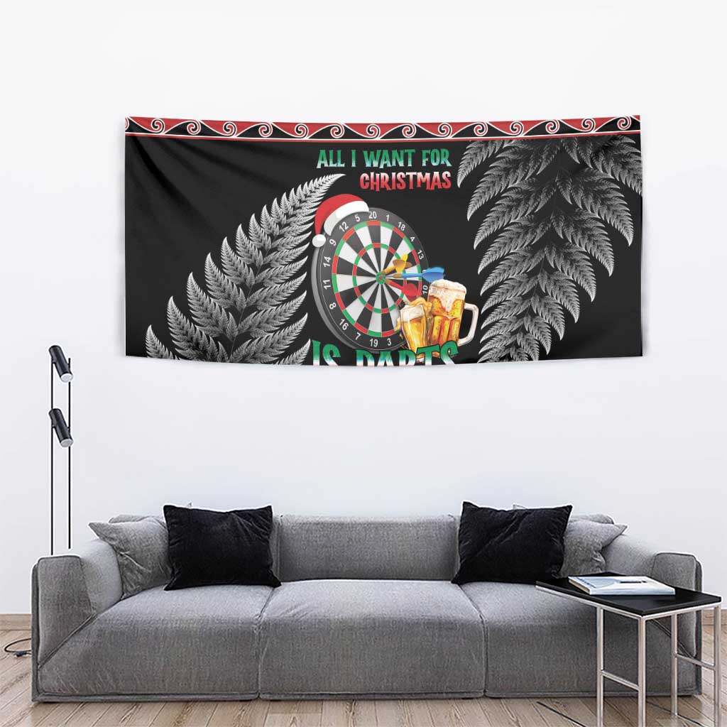 All I Want For Christmas Is Darts New Zealand Tapestry LT14 - Polynesian Pride