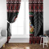All I Want For Christmas Is Darts New Zealand Window Curtain LT14 - Polynesian Pride