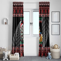 All I Want For Christmas Is Darts New Zealand Window Curtain LT14 - Polynesian Pride