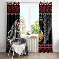 All I Want For Christmas Is Darts New Zealand Window Curtain LT14 - Polynesian Pride