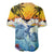 Aloha Hawaii Dolphins Baseball Jersey Heart Of The Ocean Tropical Summer Vibes LT14 - Polynesian Pride