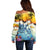 Aloha Hawaii Dolphins Off Shoulder Sweater Heart Of The Ocean Tropical Summer Vibes LT14 - Polynesian Pride