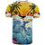 Aloha Hawaii Dolphins T Shirt Heart Of The Ocean Tropical Summer Vibes LT14 - Polynesian Pride