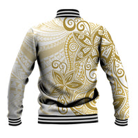 Polynesia Dolphins Baseball Jacket Valentine Day Floral Polynesian - Vintage Brown LT14 - Polynesian Pride