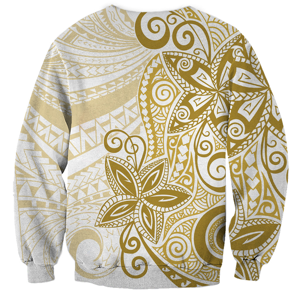 Polynesia Dolphins Sweatshirt Valentine Day Floral Polynesian - Vintage Brown LT14 - Polynesian Pride