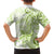 Polynesia Dolphins Family Matching Long Sleeve Bodycon Dress and Hawaiian Shirt Valentine Day Floral Polynesian - Vintage Lime Green LT14 - Polynesian Pride