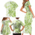 Polynesia Dolphins Family Matching Short Sleeve Bodycon Dress and Hawaiian Shirt Valentine Day Floral Polynesian - Vintage Lime Green LT14 - Polynesian Pride