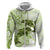 Polynesia Dolphins Hoodie Valentine Day Floral Polynesian - Vintage Lime Green LT14 Zip Hoodie Lime Green - Polynesian Pride