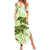 Polynesia Dolphins Summer Maxi Dress Valentine Day Floral Polynesian - Vintage Lime Green LT14 Women Lime Green - Polynesian Pride