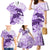 Polynesia Dolphins Family Matching Mermaid Dress and Hawaiian Shirt Valentine Day Floral Polynesian - Vintage Purple LT14 - Polynesian Pride