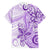 Polynesia Dolphins Family Matching Short Sleeve Bodycon Dress and Hawaiian Shirt Valentine Day Floral Polynesian - Vintage Purple LT14 - Polynesian Pride