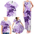 Polynesia Dolphins Family Matching Tank Maxi Dress and Hawaiian Shirt Valentine Day Floral Polynesian - Vintage Purple LT14 - Polynesian Pride