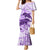 Polynesia Dolphins Mermaid Dress Valentine Day Floral Polynesian - Vintage Purple LT14 Women Purple - Polynesian Pride