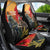 New Zealand and Australia ANZAC Day Car Seat Cover Sliver Fern Kakapo With Golden Wattle Kangaroo