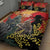 New Zealand and Australia ANZAC Day Quilt Bed Set Sliver Fern Kakapo With Golden Wattle Kangaroo