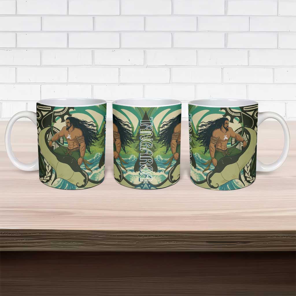 Aotearoa Tangaroa Atua Ceramic Mug New Zealand God Of The Ocean LT14 - Polynesian Pride