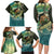 Aotearoa Tangaroa Atua Family Matching Long Sleeve Bodycon Dress and Hawaiian Shirt New Zealand God Of The Ocean