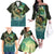 Aotearoa Tangaroa Atua Family Matching Off The Shoulder Long Sleeve Dress and Hawaiian Shirt New Zealand God Of The Ocean