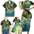 Aotearoa Tangaroa Atua Family Matching Short Sleeve Bodycon Dress and Hawaiian Shirt New Zealand God Of The Ocean