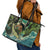 Aotearoa Tangaroa Atua Leather Tote Bag New Zealand God Of The Ocean