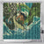 Aotearoa Tangaroa Atua Shower Curtain New Zealand God Of The Ocean