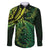 New Zealand Lizard Family Matching Puletasi and Hawaiian Shirt Silver Fern Aotearoa Maori Green Version