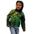 New Zealand Lizard Kid Hoodie Silver Fern Aotearoa Maori Green Version