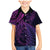 New Zealand Lizard Family Matching Mermaid Dress and Hawaiian Shirt Silver Fern Aotearoa Maori Purple Version