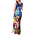 Personalised United States And Guam Tank Maxi Dress USA Eagle With Guahan Seal Tropical Vibes