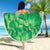 Aloha Hawaii Molokai Island Beach Blanket Hibiscus Tribal Honu Hawaiian Tattoo Green