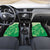 Aloha Hawaii Molokai Island Car Mats Hibiscus Tribal Honu Hawaiian Tattoo Green