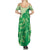 Aloha Hawaii Molokai Island Summer Maxi Dress Hibiscus Tribal Honu Hawaiian Tattoo Green