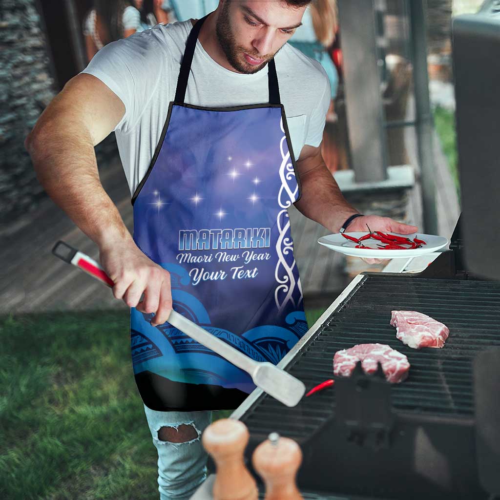 Personalised Matariki New Zealand Apron Maori New Year Galaxy Koru Pattern LT14 - Polynesian Pride