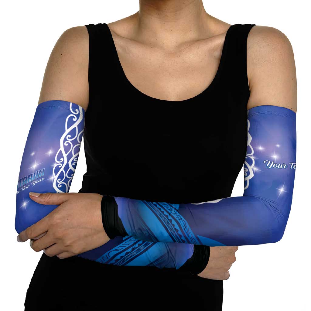Personalised Matariki New Zealand Arm Sleeves Maori New Year Galaxy Koru Pattern LT14 - Polynesian Pride