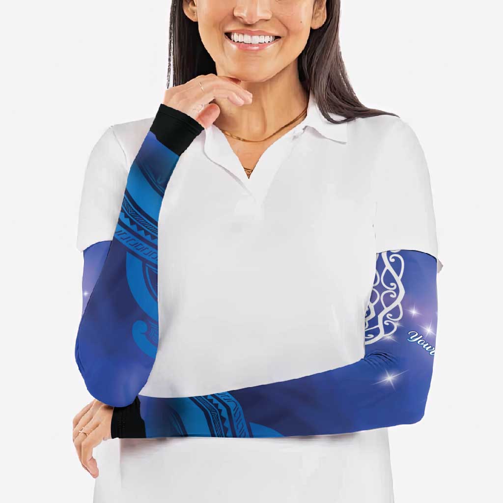 Personalised Matariki New Zealand Arm Sleeves Maori New Year Galaxy Koru Pattern LT14 - Polynesian Pride
