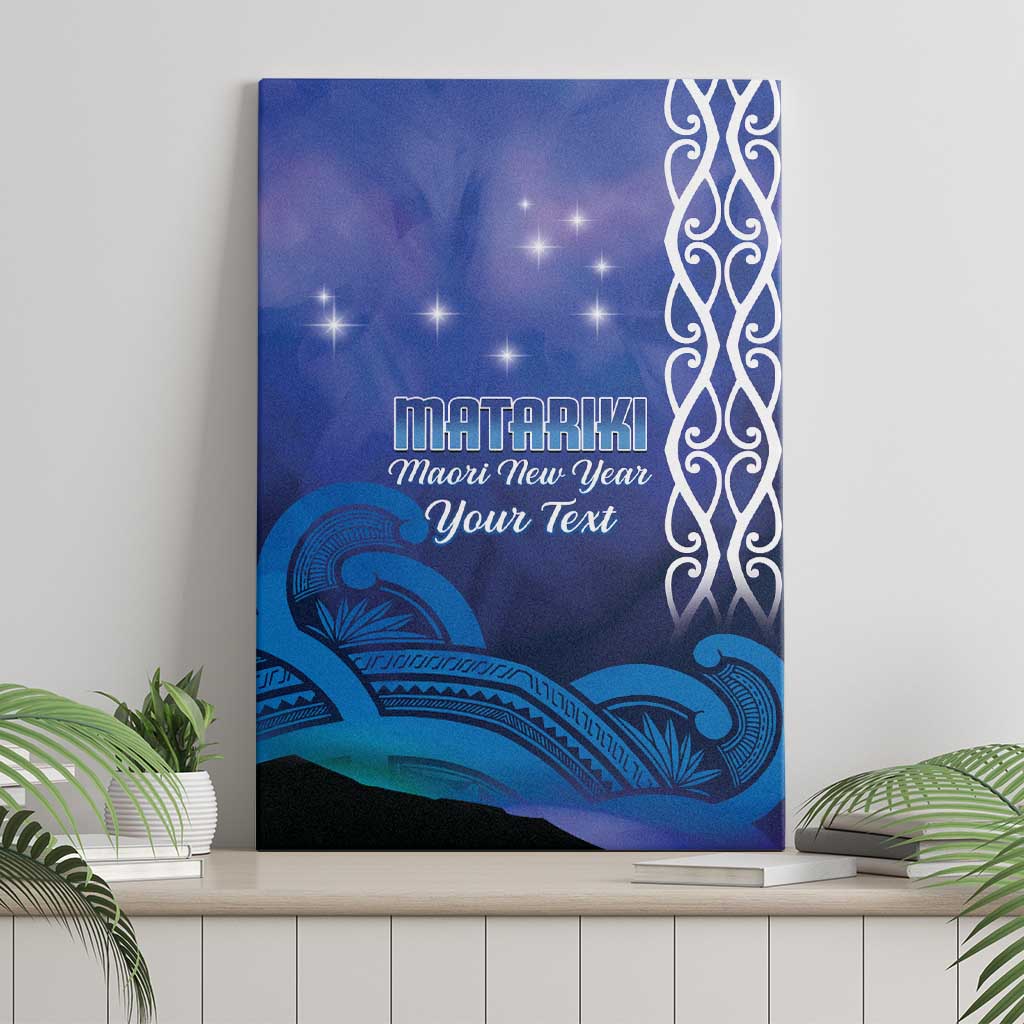 Personalised Matariki New Zealand Canvas Wall Art Maori New Year Galaxy Koru Pattern LT14 - Polynesian Pride