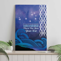 Personalised Matariki New Zealand Canvas Wall Art Maori New Year Galaxy Koru Pattern LT14 - Polynesian Pride