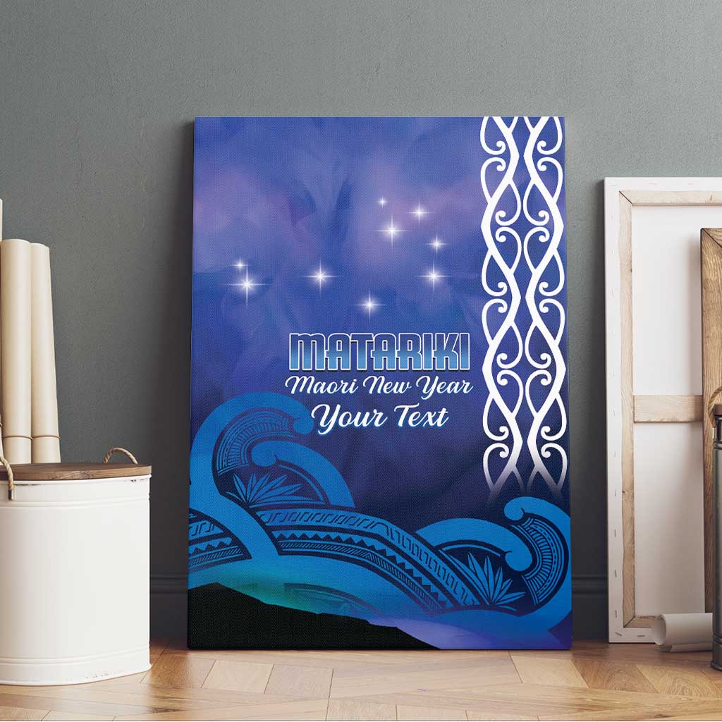 Personalised Matariki New Zealand Canvas Wall Art Maori New Year Galaxy Koru Pattern LT14 - Polynesian Pride