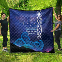 Personalised Matariki New Zealand Quilt Maori New Year Galaxy Koru Pattern LT14 - Polynesian Pride