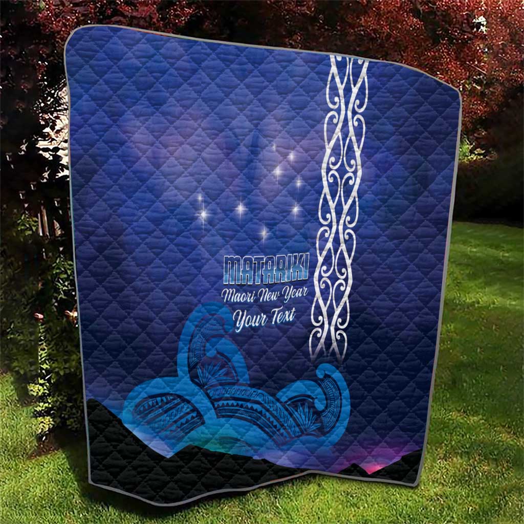 Personalised Matariki New Zealand Quilt Maori New Year Galaxy Koru Pattern LT14 - Polynesian Pride